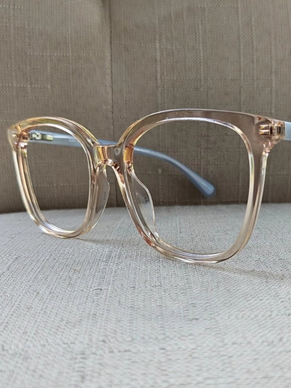 Kate Spade Women Eyeglasses Frame MADRIGAL/G Eyewear Clear Tan/Blue Glasses